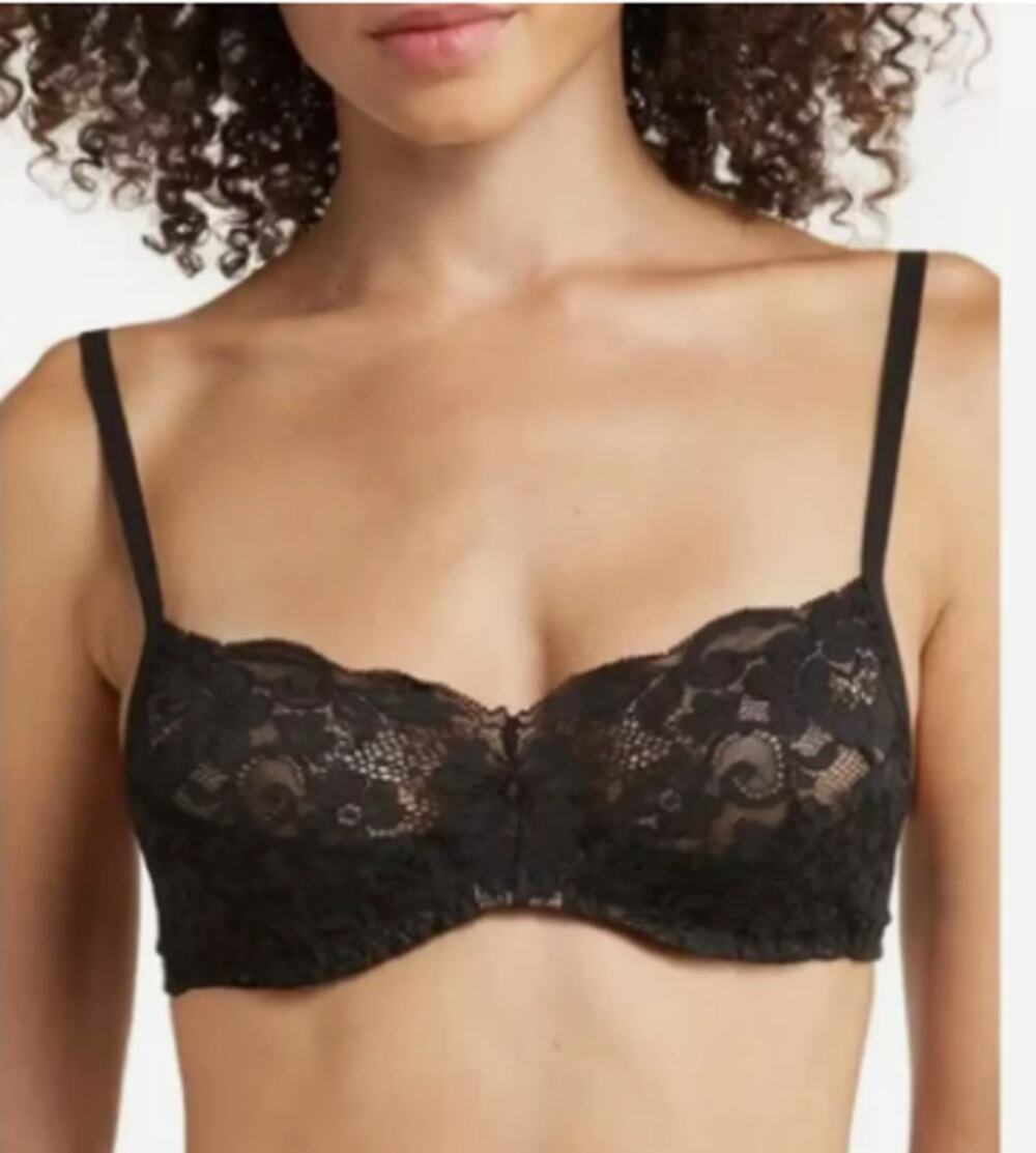 We Are HAH | Free People Black Lace Hook Up Bra Lingerie, Fits Sizes B30-38